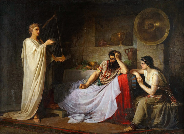 David Playing the Harp to Saul 1873