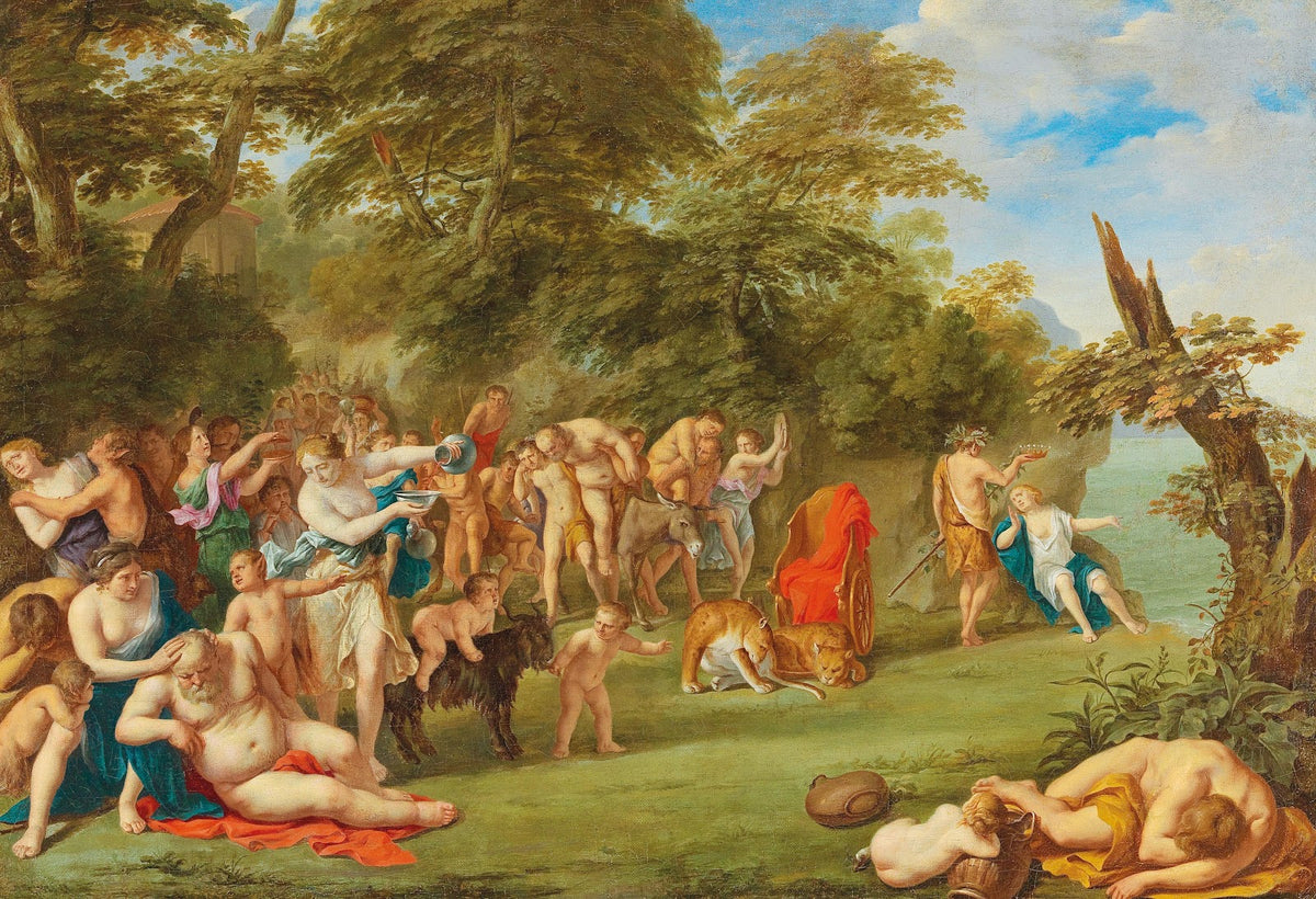 The feast of Bacchus and Ariadne on the island of Lemnos