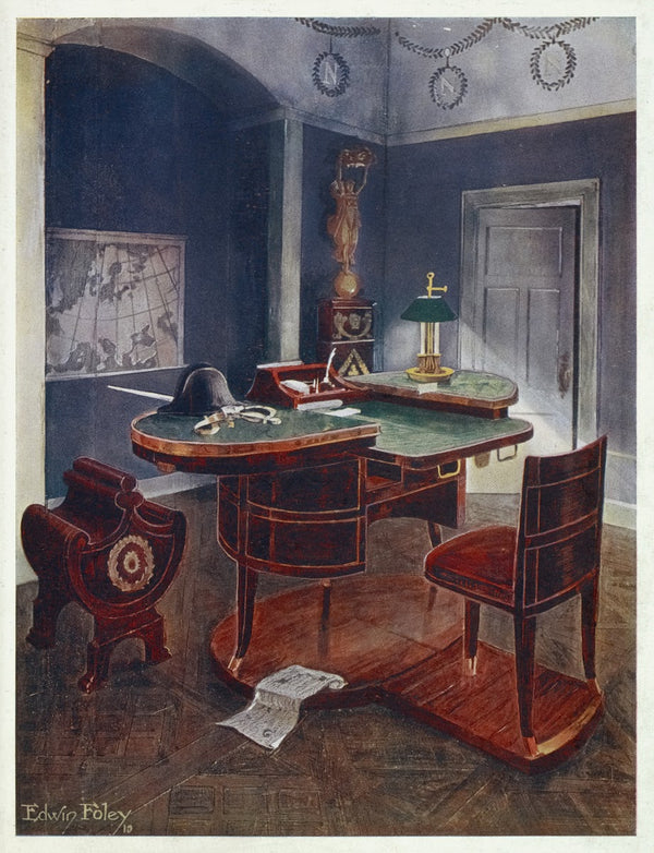 Bureau de campagne and bureau en boîte of Napoleon the First Chateau de la Malma