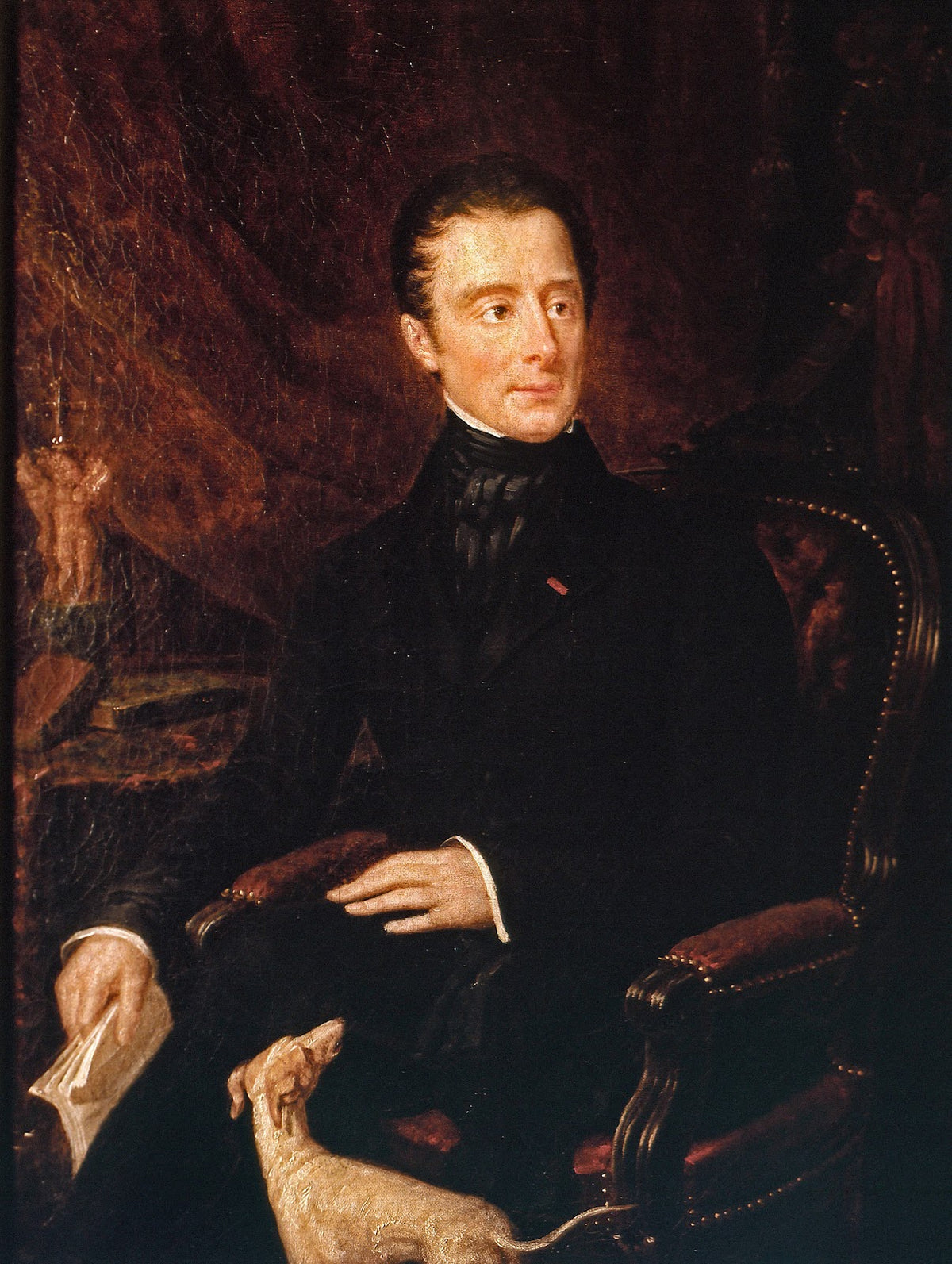 Portrait dAlphonse de Lamartine 1790 1869 poète et homme politique 1840