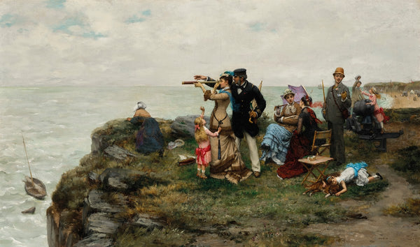 Sur la falaise 1878