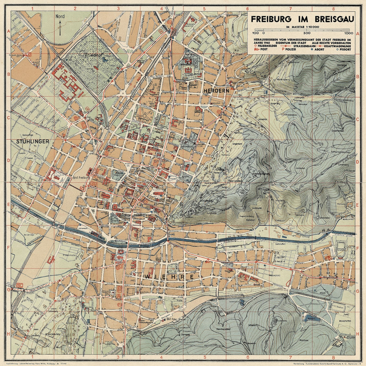 Freiburg im Breisgau 1945