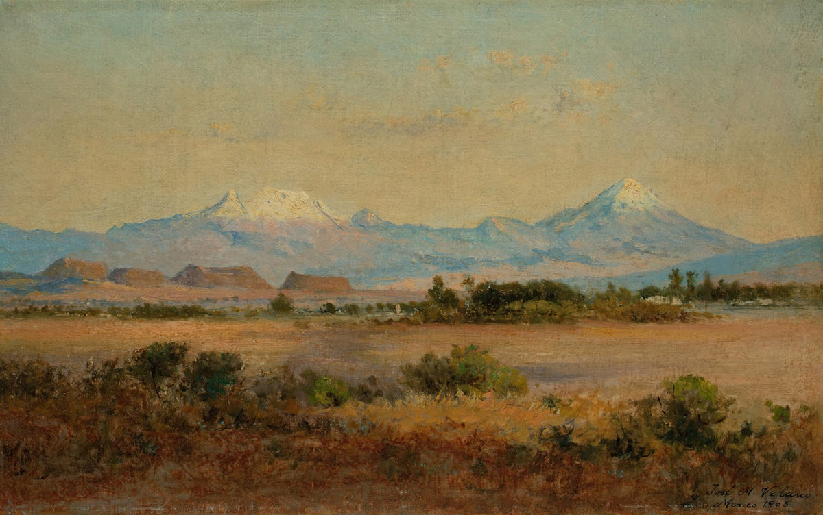 Los volcanes Valle de México 1905