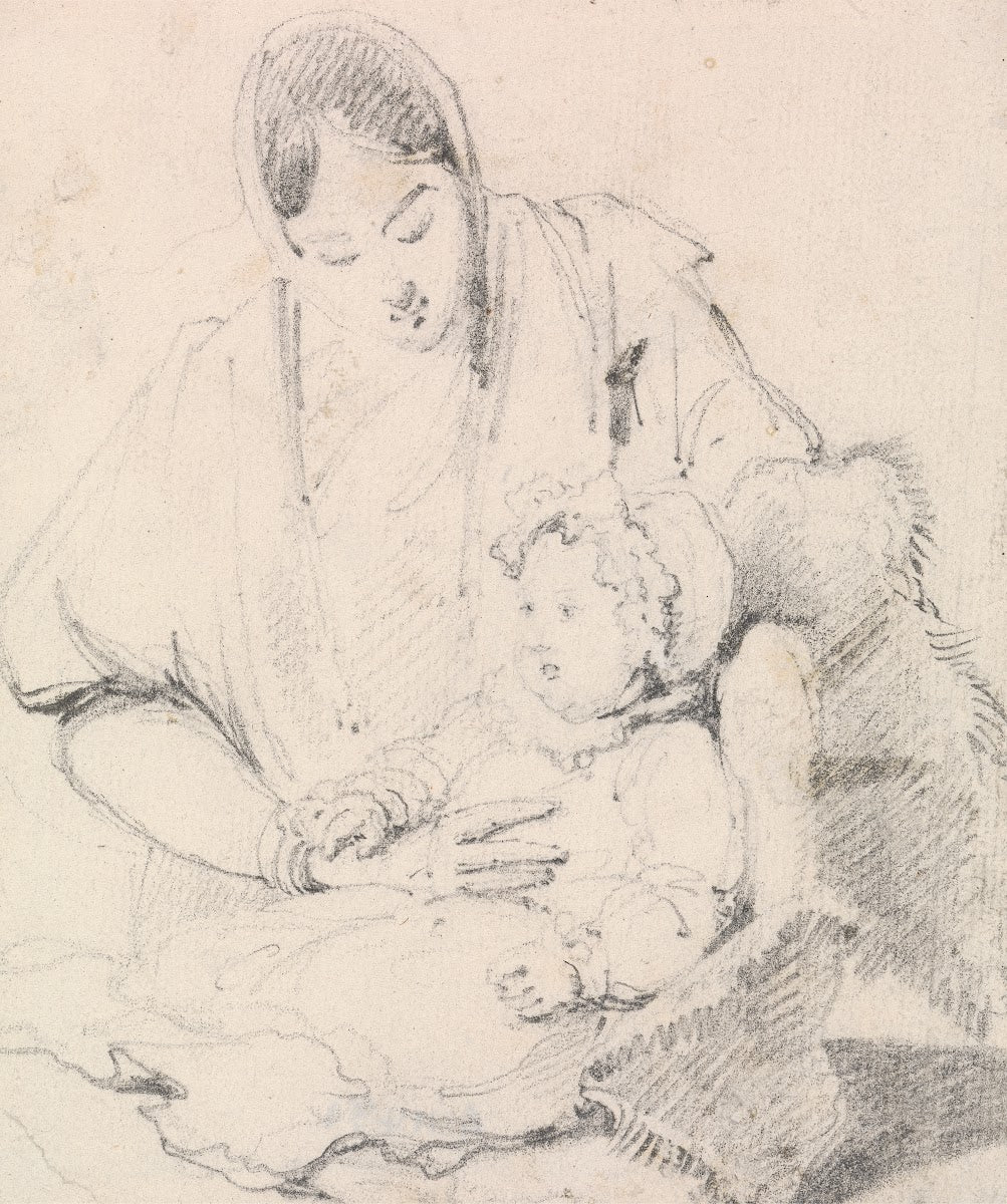 Young Indian Nurse with English Child