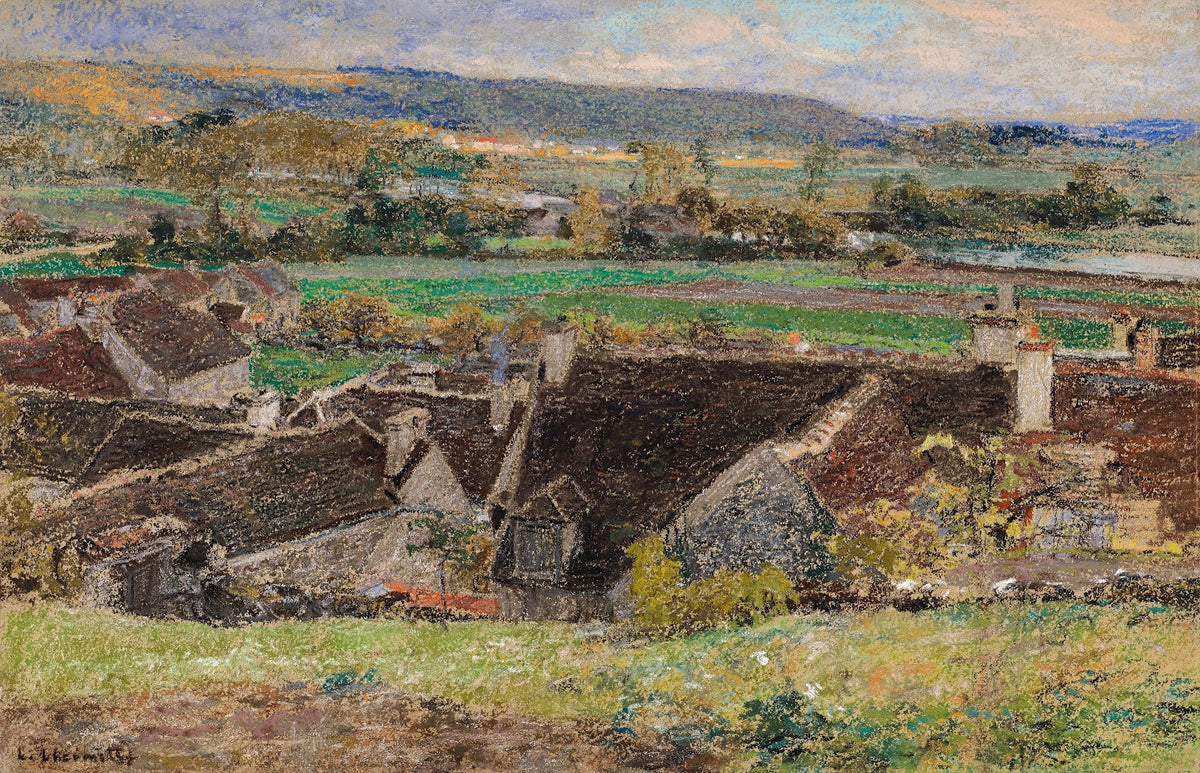 Les toits vue de village