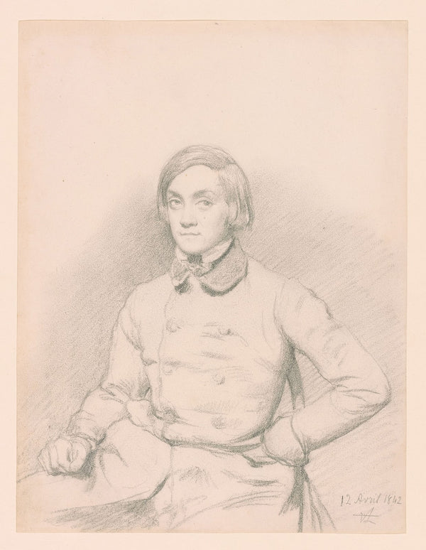 Portrait of the Son of the Vicomte Perthuis de Laillevault 1842