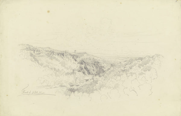 The waterfalls of Tivoli 1855