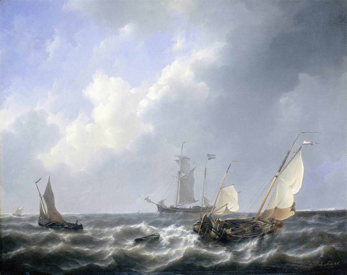 Seascape from the Zeeland Waters near the Island of Schouwen 1825   1827