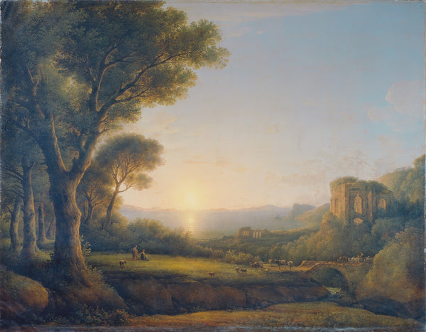 Der Meerbusen von Baiae bei Sonnenuntergang 1804