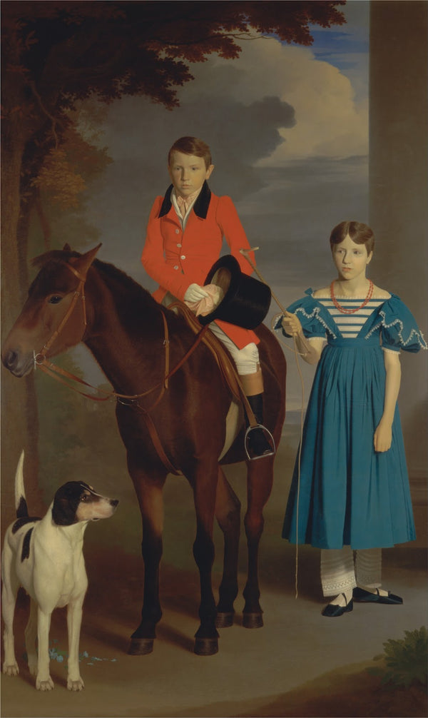 John Gubbins Newton and His Sister Mary Newton
