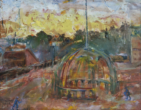 Sunrise in Södertälje 1892