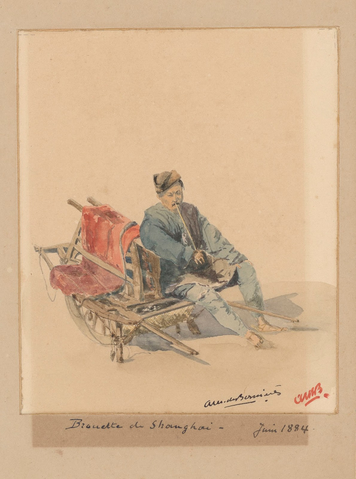25 aquarelles par Auguste Mouillesaux de Bernières Pl24 1879