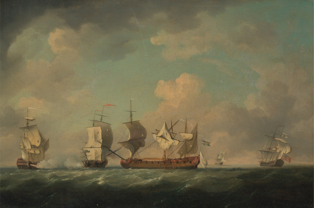The Capture of the Marquis dAntin and the Louis Erasme 1745   1755