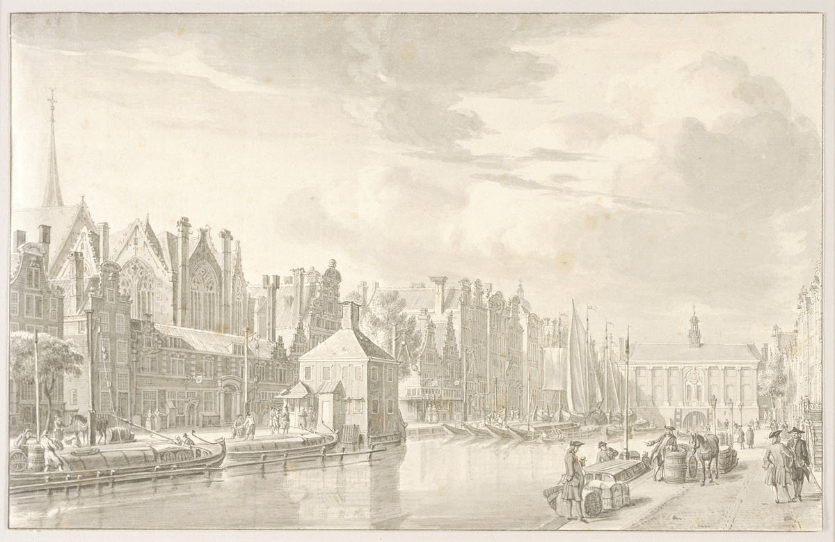 A View of the Rokin at Amsterdam 18th century