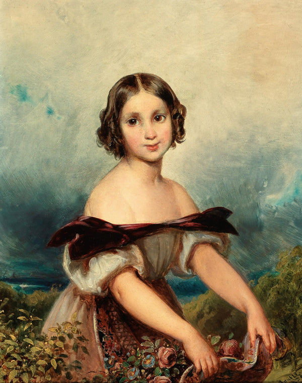 A Flower Girl 1836