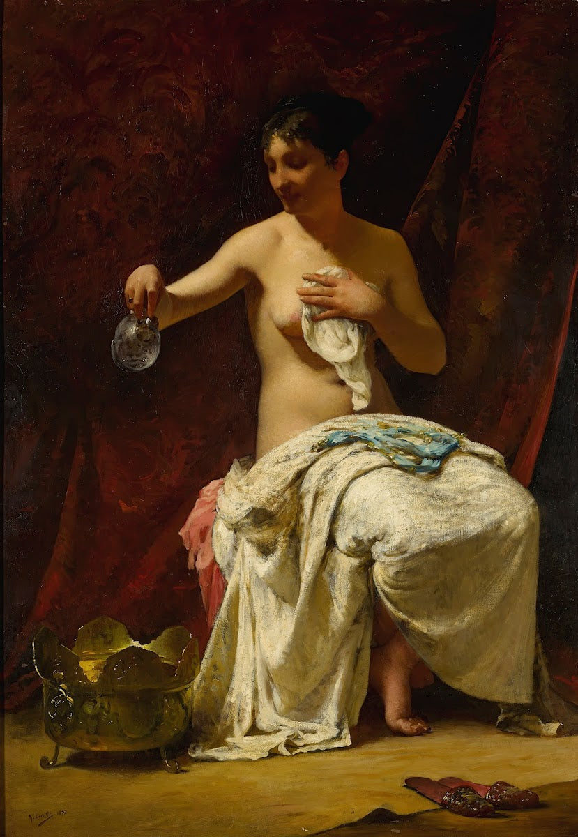 A Lady At Her Toilette 1877