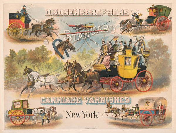 D Rosenberg  Sons standard carriage varnishes New York 1878