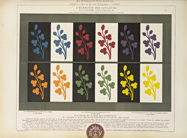 Lharmonie des couleurs  Pl120 1880