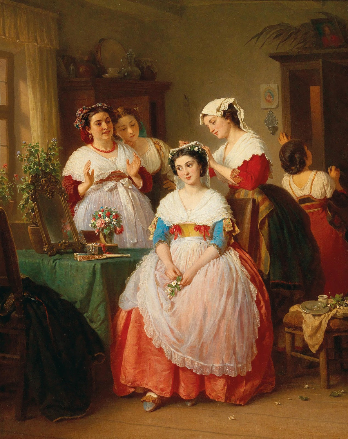 The wedding morning