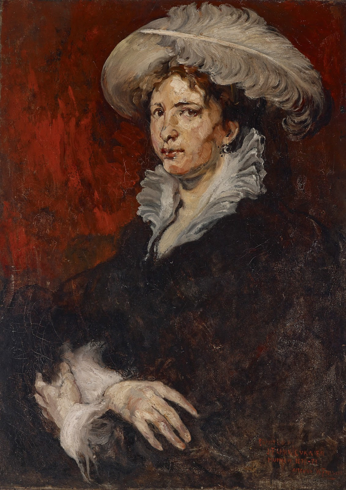 Lady with Plumed Hat 1878 1879