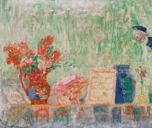 Nature morte au livre de Jean Teugels 1938