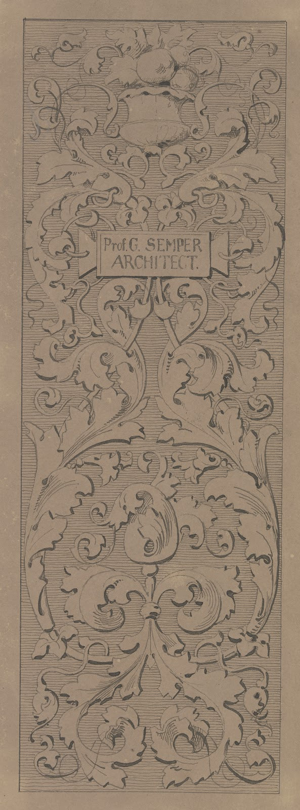 Vegtabile Füllung mit Namensschild