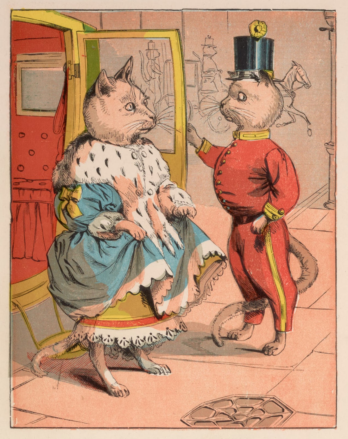 The table groans and Tom runs away 1871