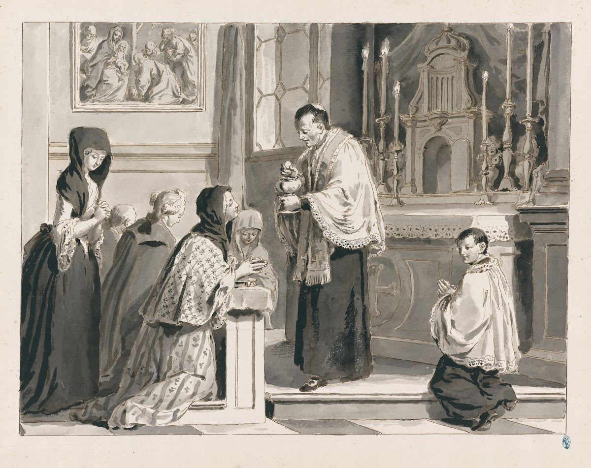 Holy Communion or The Eucharist from The SevenSacraments 1769