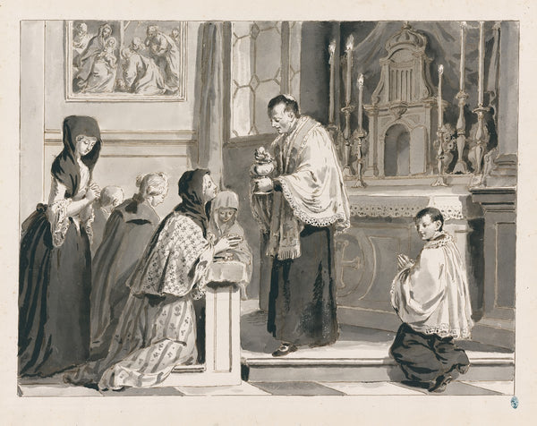 Holy Communion or The Eucharist from The SevenSacraments 1769