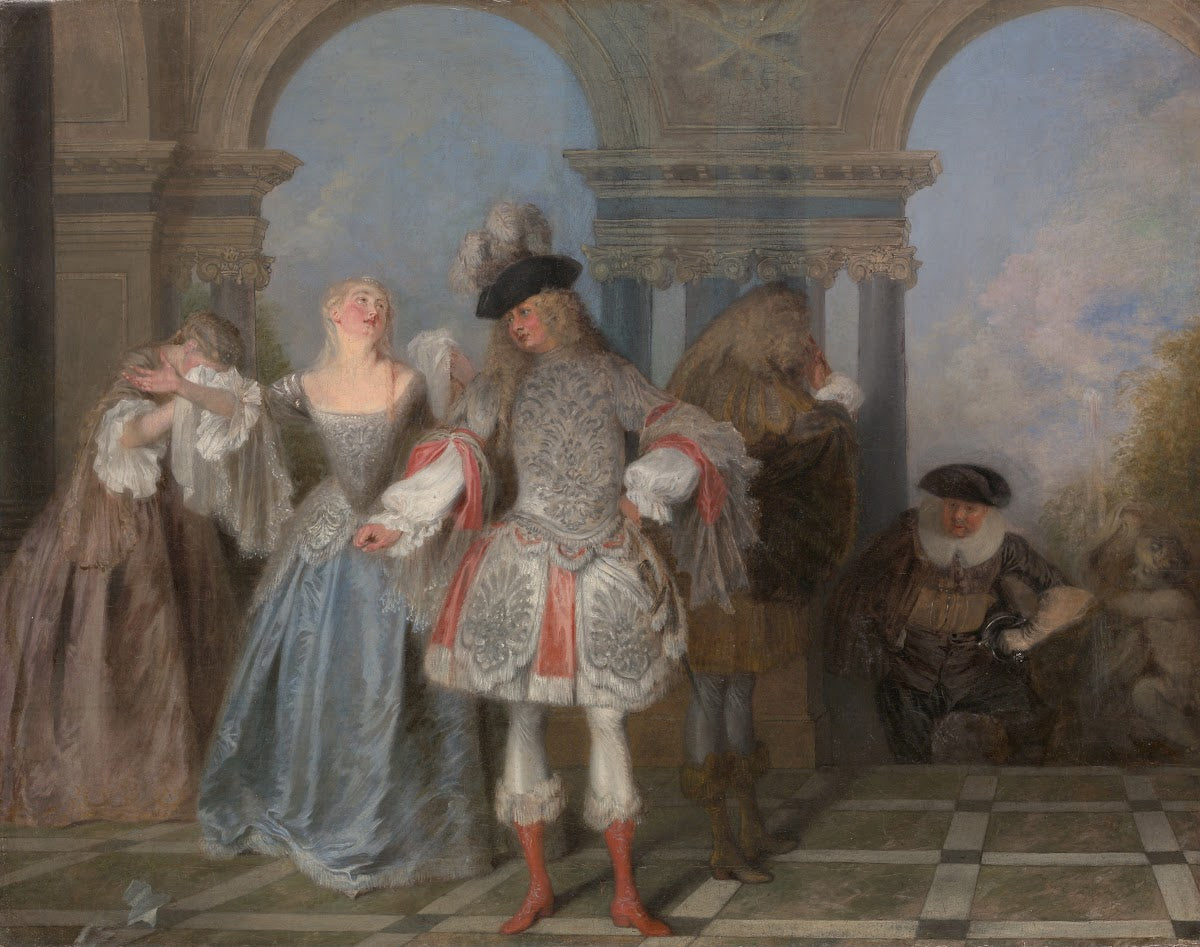The French Comedians ca 1720