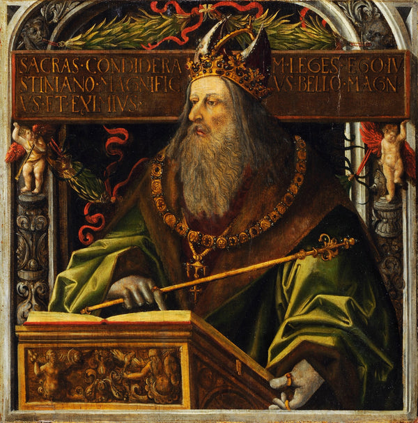 Idealized Portrait Of The Emperor Justinian