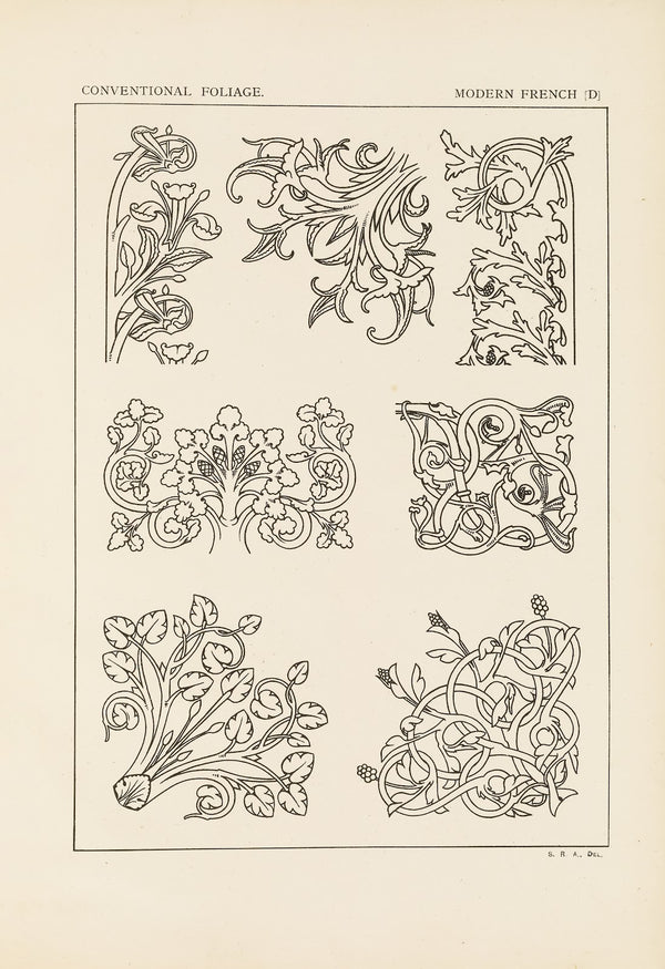 Outlines of ornament in the leading styles Pl59 1881
