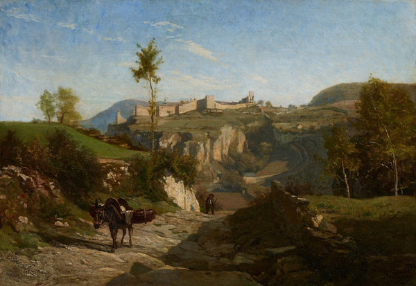 Landscape near Crémieu c 1849