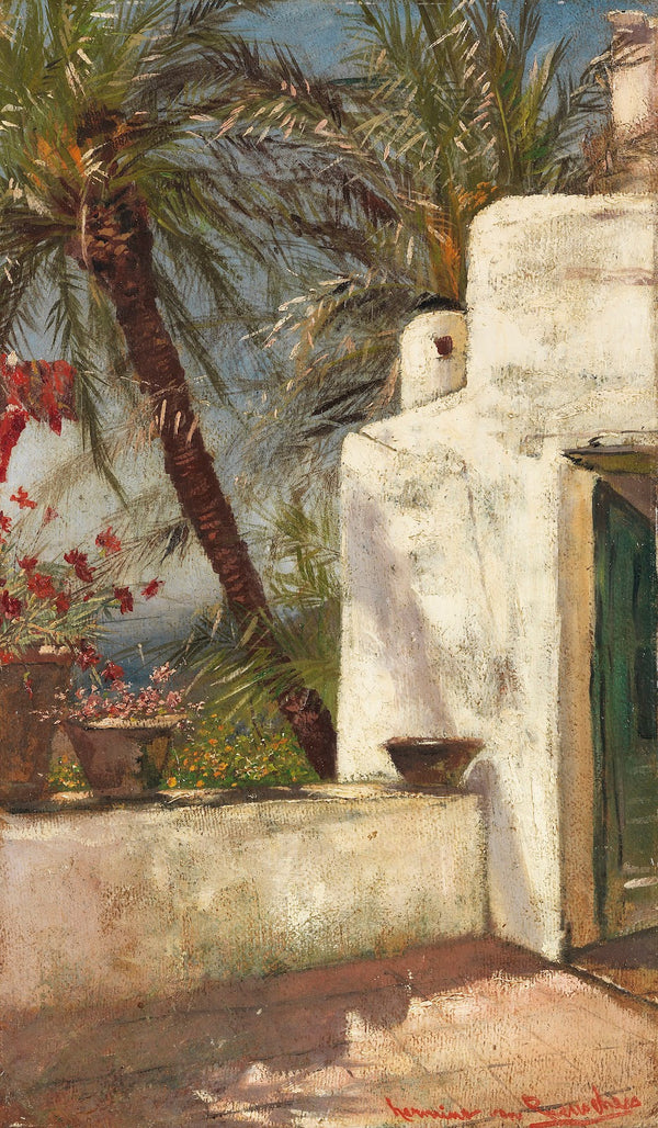 Palmenterrasse Capri Ca 1890