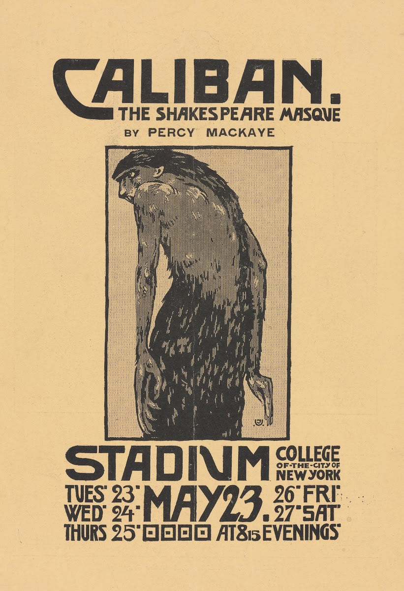 Caliban The Shakespeare Masque 1916