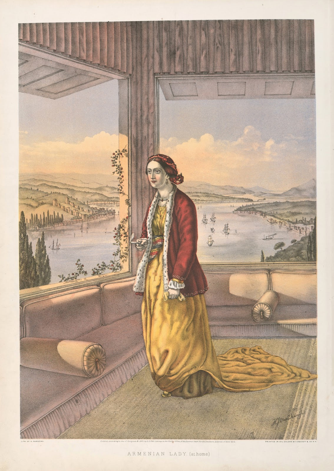 Armenian Lady At Home 1862