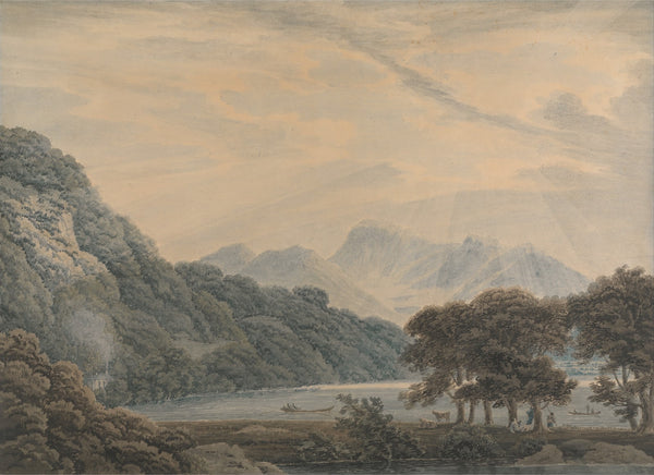 The Head of Ullswater With the Lodge of Patterdale on the Left