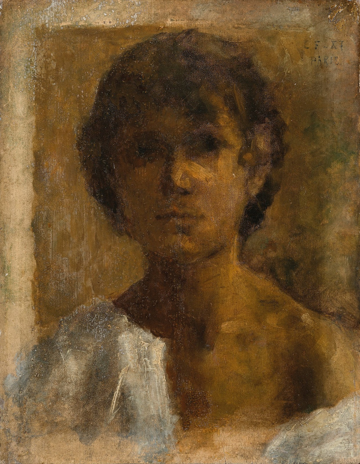Portrait dun jeune homme 1887