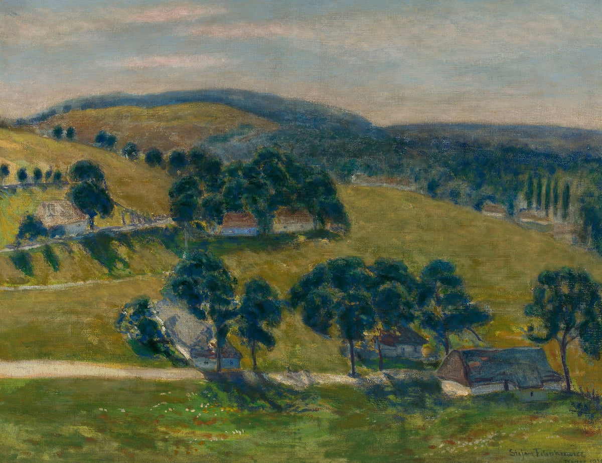 Landscape from Tyniec 1910