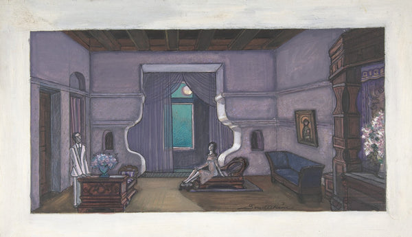 Stage design for Nikita Balieffs theatrical company called Chauvre Souris New Yo