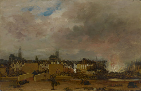 The Explosion of the Powder Magazine in Delft1654 ca1654
