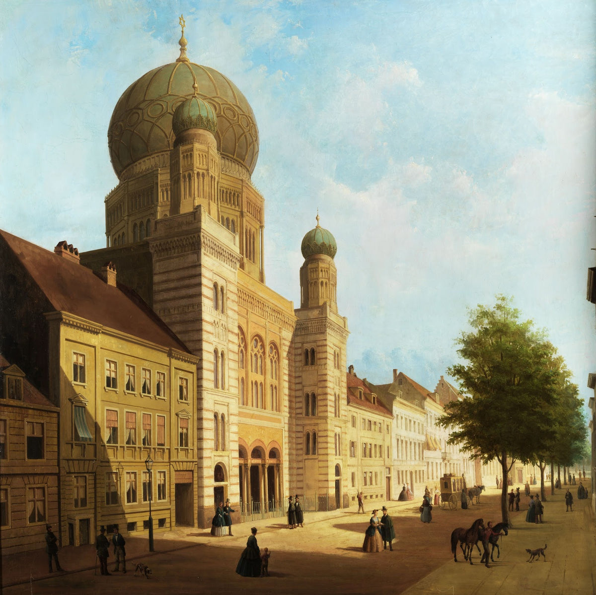 The Synagogue on Oranienburger Strasse Berlin 1865