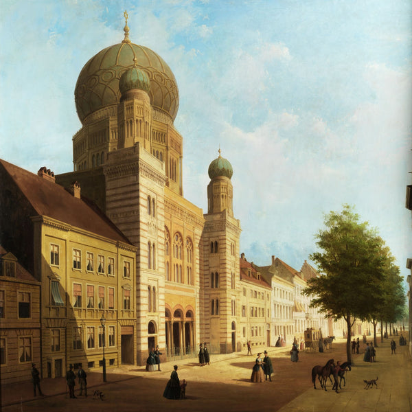 The Synagogue on Oranienburger Strasse Berlin 1865