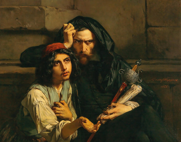 Portrait of Luís de Camões and His Leader 1855