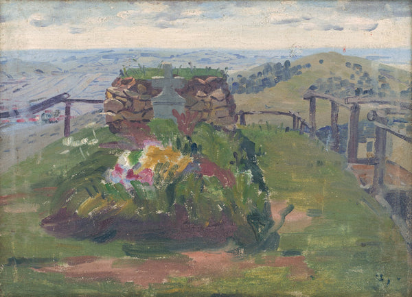 Štefániks tomb on the Bradlo hill 1920