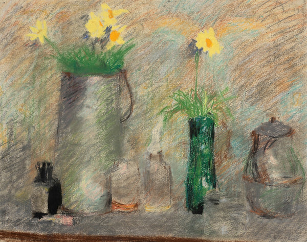 Nature morte avec fleurs et bouteille 1889 1890