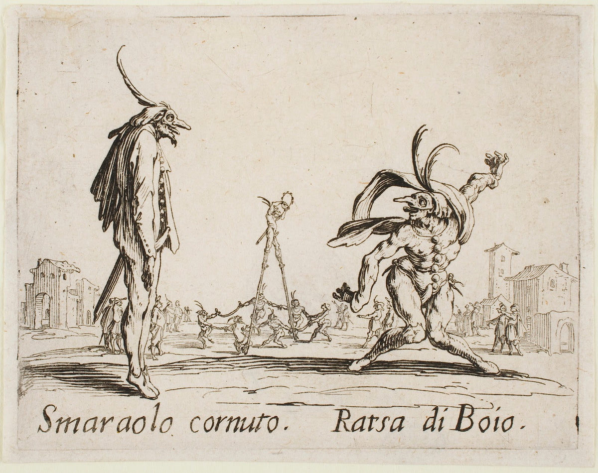 Smaraolo Cornuto and Ratsa di Boio 1631