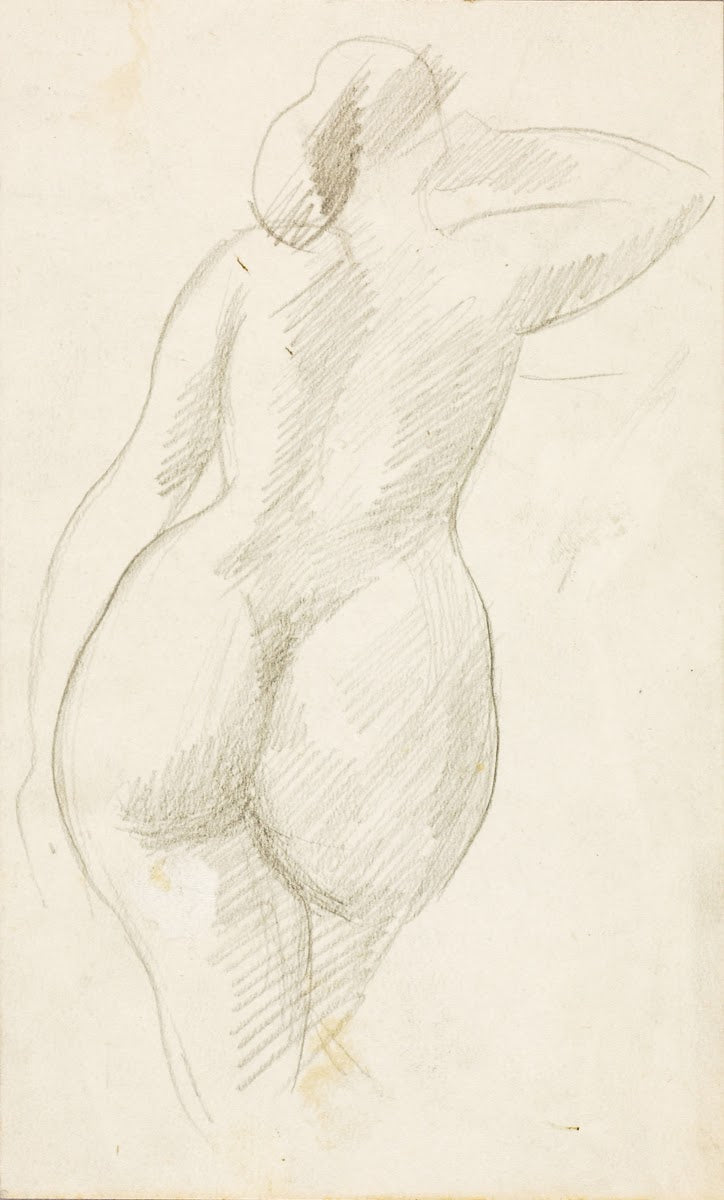 Back View of Female Nude
