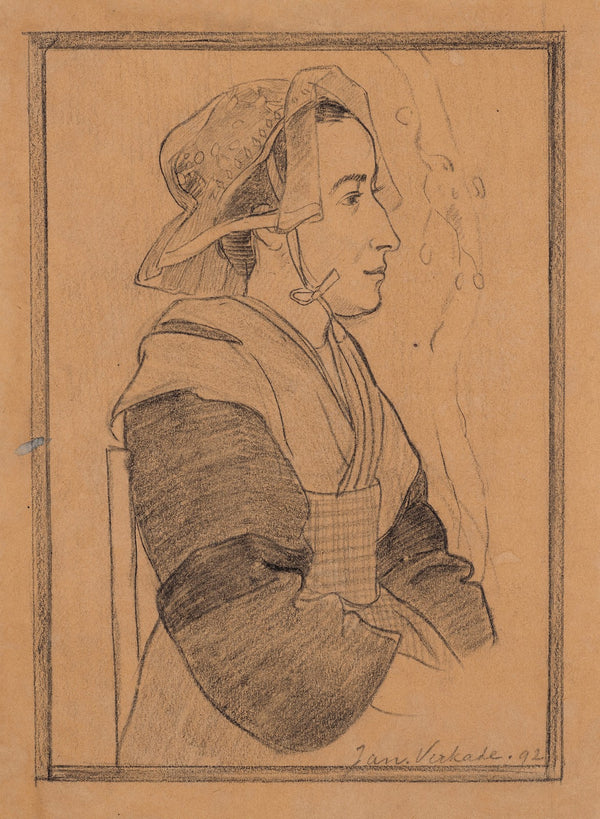 Bretonne de profil 1892