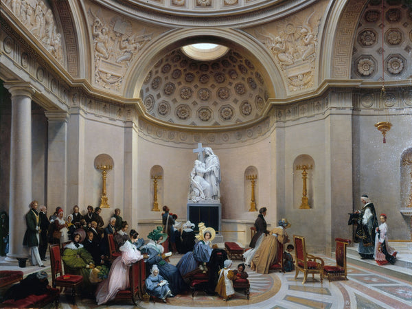 Messe à la Chapelle expiatoire 1835